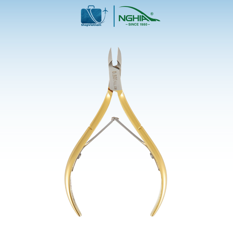 Kềm cắt da Kềm Nghĩa mạ vàng D.501 2