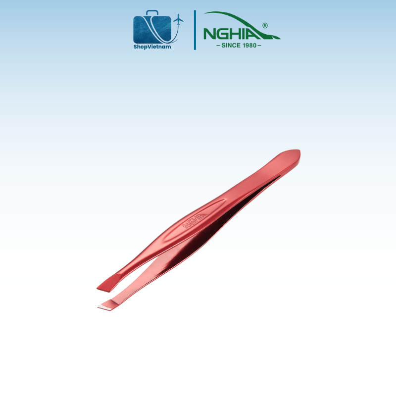 Nhíp nhổ lông mày Kềm Nghĩa N.401 đỏ 2