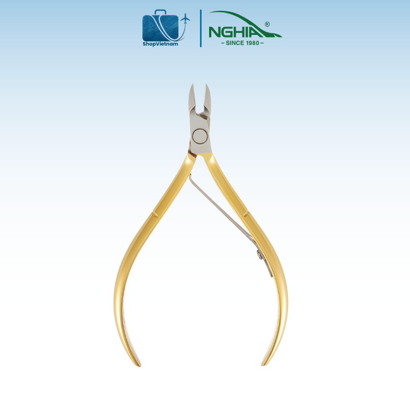 Kềm cắt da Kềm Nghĩa mạ vàng D.507V 2