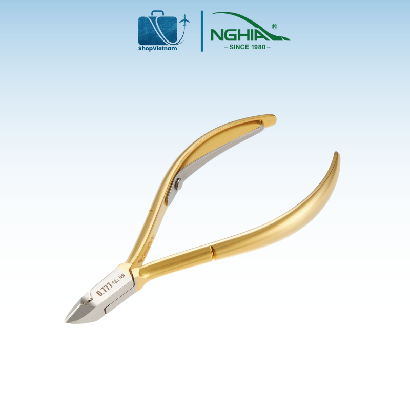 Kềm cắt da Kềm Nghĩa mạ vàng D.777 3