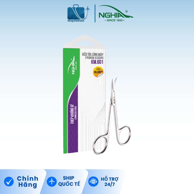 Kéo tỉa lông mày Kềm Nghĩa KM.601