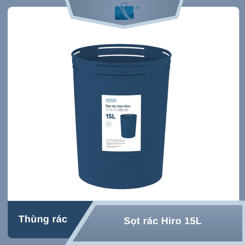 Sọt Rác Hiro 15L – Thiết Kế Sang Trọng