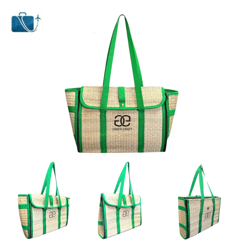 Túi Cói Gập Green Craft - Màu Đen 3