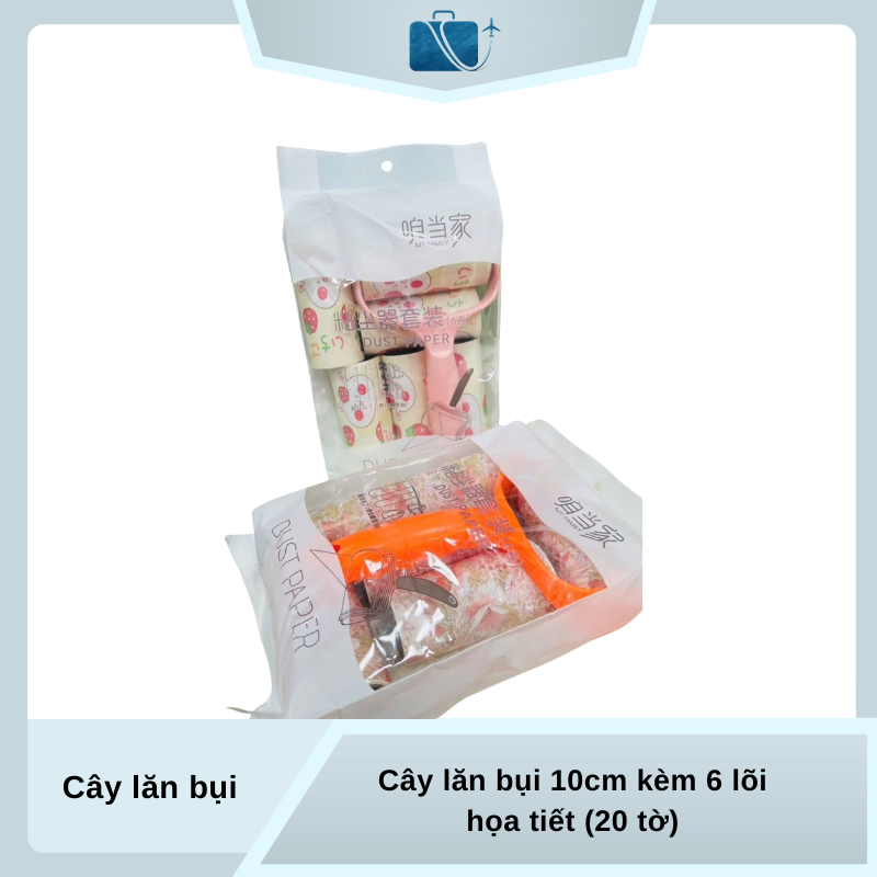 Cây Lăn Bụi 10cm Kèm 6 Lõi Họa Tiết (20 Tờ)