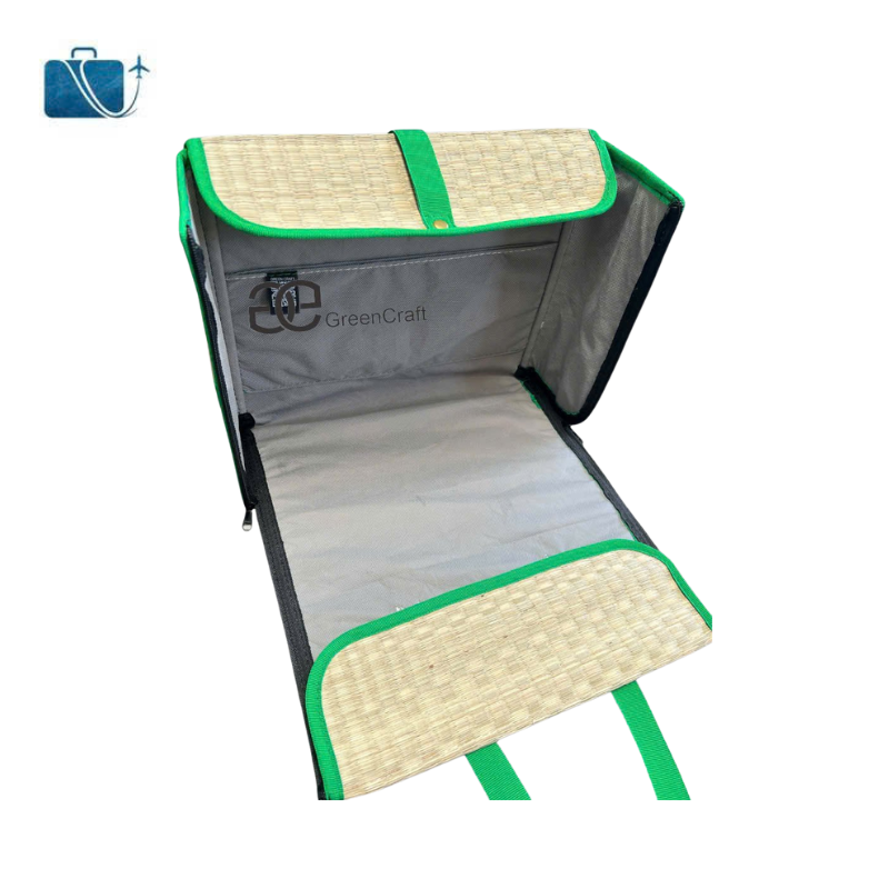 Túi Cói Gập Green Craft - Màu Xanh Rêu 3