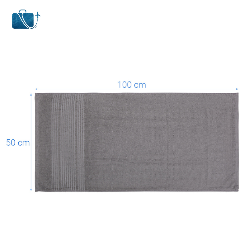Khăn Tắm Cotton MK XK21 50x100cm Nâu 2