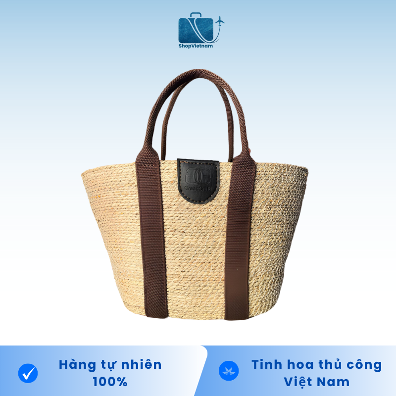 Túi Cói Thời Trang 07 Green Craft - Không Kéo