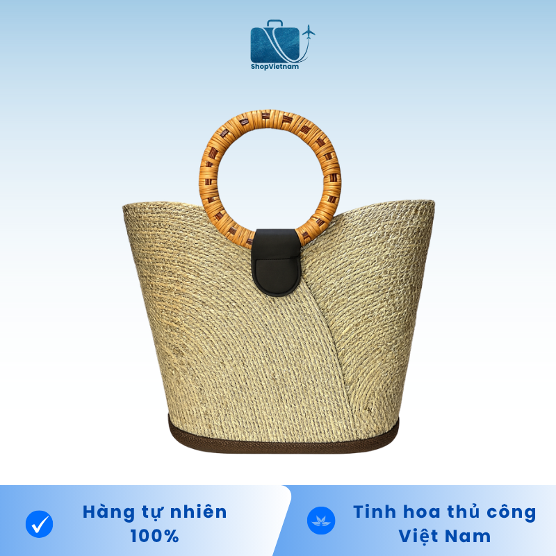 Túi Cói 11 Không Có Lót Green Craft