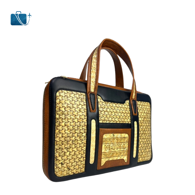 Túi Cỏ Bàng Luxury 11 Green Craft - Màu nâu vàng 2