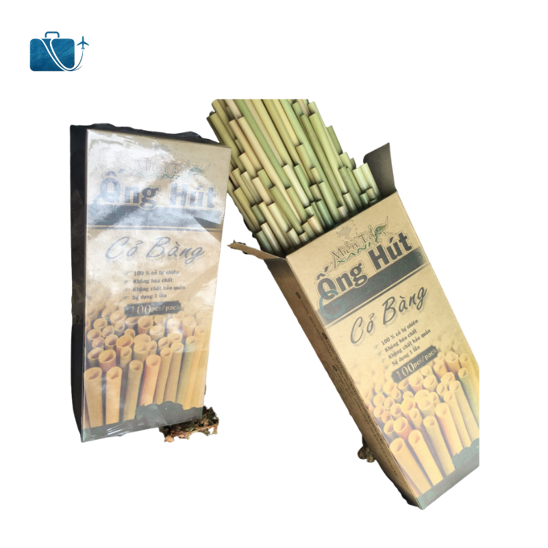 Ống Hút Cỏ Bàng Hộp Size 20 (Hộp 25) - Green Craft 3