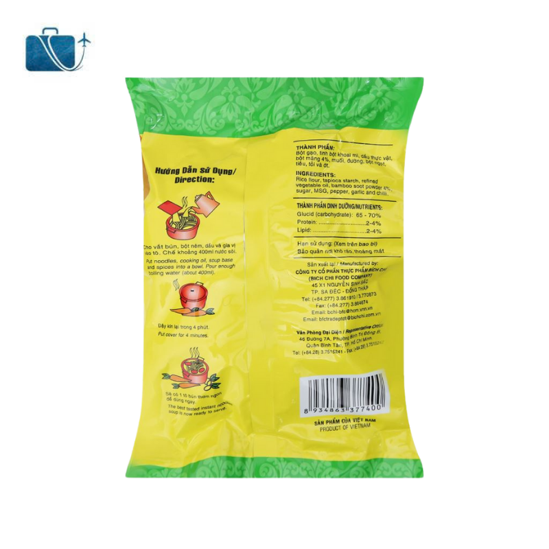 Bún Măng Chay Vina Bích Chi Gói 60g 3