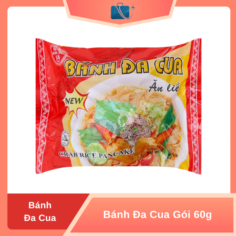 Bánh Đa Cua Bích Chi Gói 60g