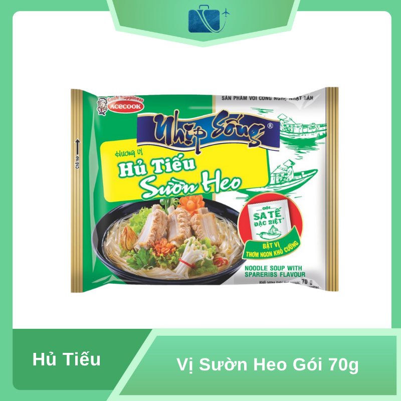 Hủ Tiếu Sườn Heo Nhịp Sống Gói 70g