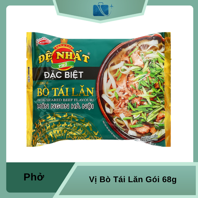 Phở Bò Tái Lăn Đệ Nhất Gói 68g
