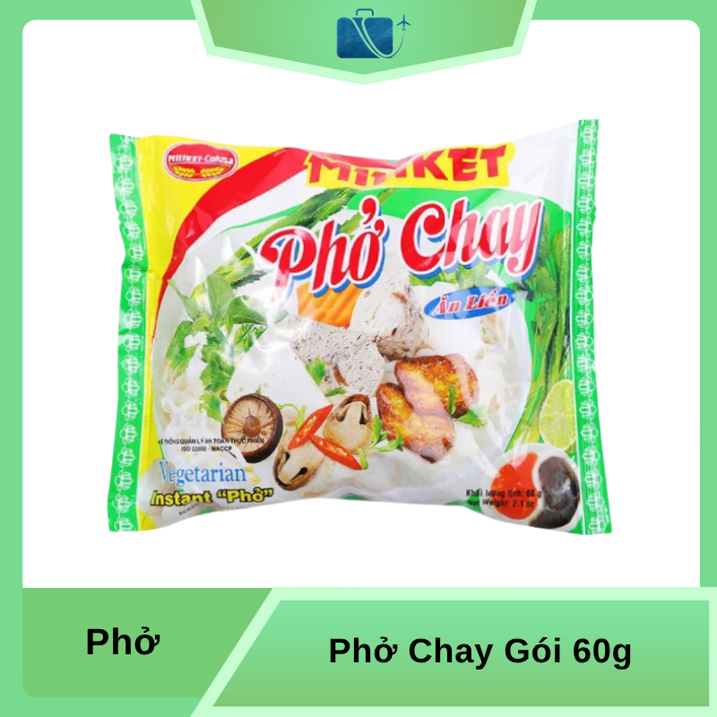 Phở Chay Ăn Liền Miliket Gói 60g