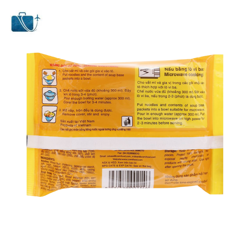 Mì Thập Cẩm Miliket Gói 70g 3