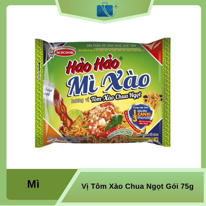 Mì Xào Hảo Hảo Tôm Xào Chua Ngọt Gói 75g