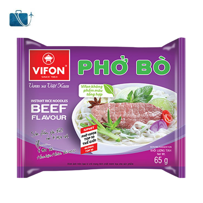 Thùng 30 Gói Phở Bò Ăn Liền Vifon 65g 2