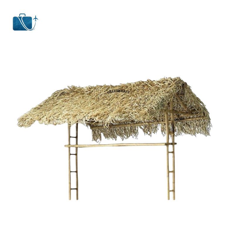 Tấm Mái Cỏ Bàng Trang Trí Quầy Bar, Sân Vườn - Size 1m6 2