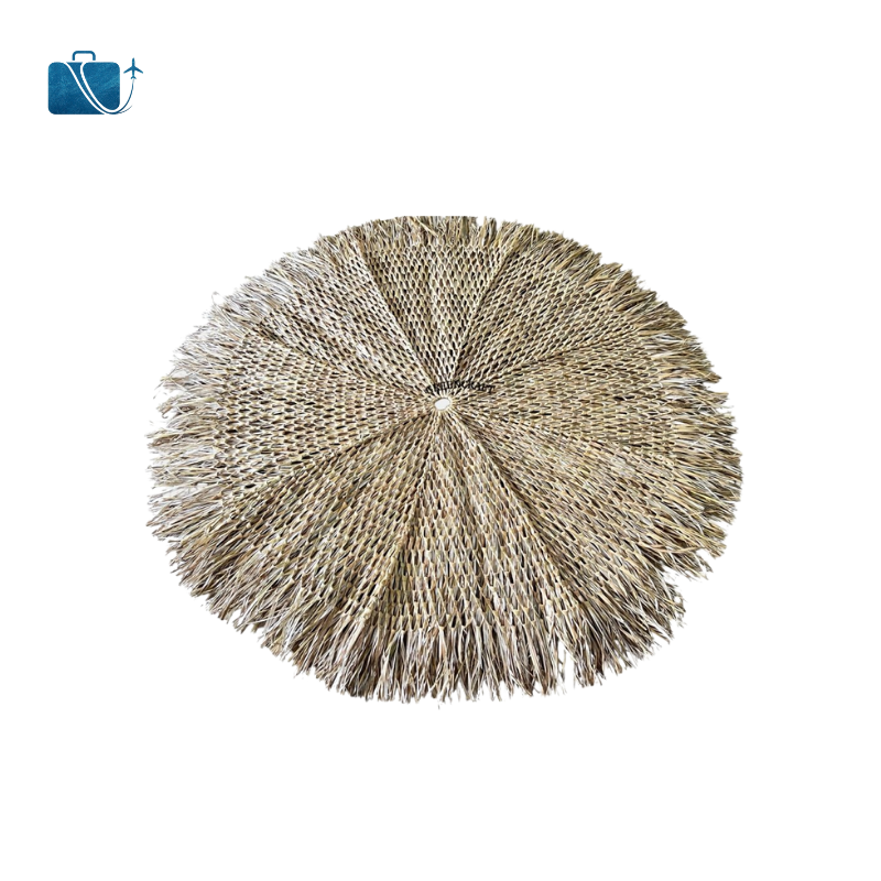 Mái Ô Dù Cỏ Bàng Trang Trí Quán, Sân Vườn - Size 2m1 4