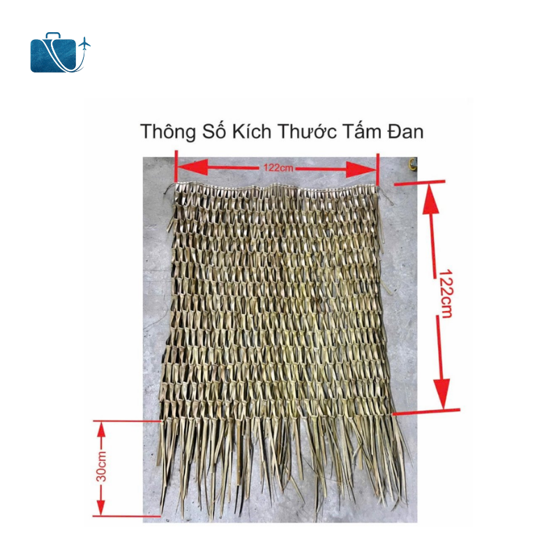 Tấm Lá Đan Thủ Công - Cỏ Bàng 2