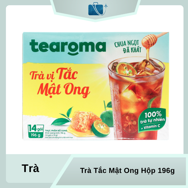 Trà Tắc Mật Ong Tearoma Hộp 196g