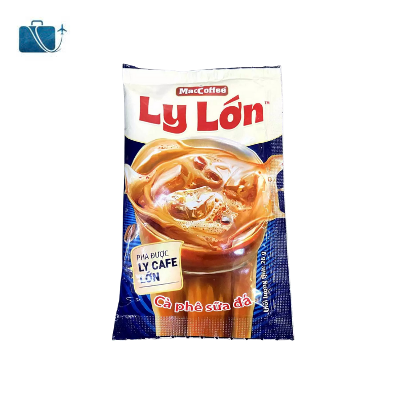 Cà phê sữa đá MacCoffee Ly Lớn Hộp 260g ( 10 gói x 26g ) 2