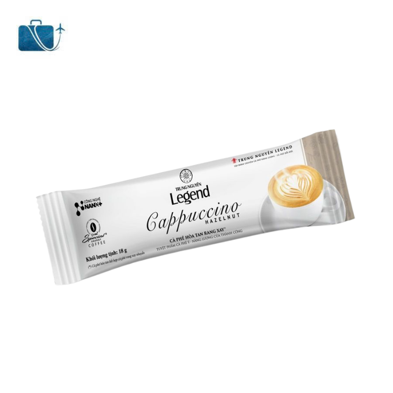 Trung Nguyên Legend Cappuccino Hazelnut – Hương vị cà phê hạt dẻ đậm đà, sang trọng 2