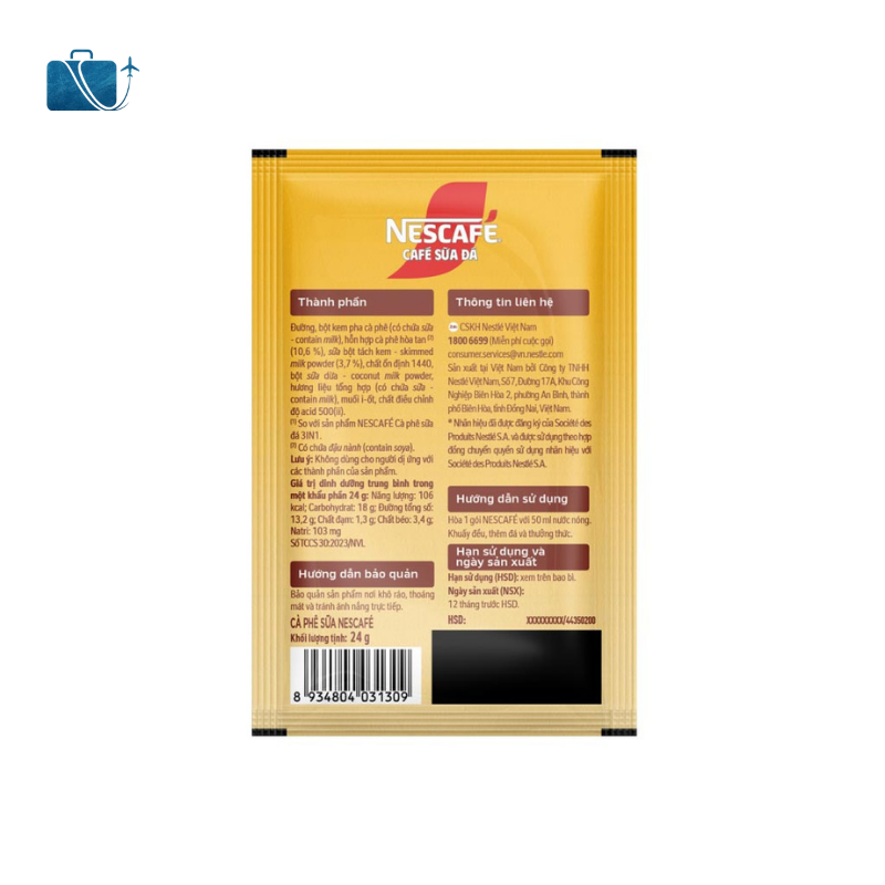 Cà phê sữa đá NesCafé nhân đôi sánh quyện 240g 3