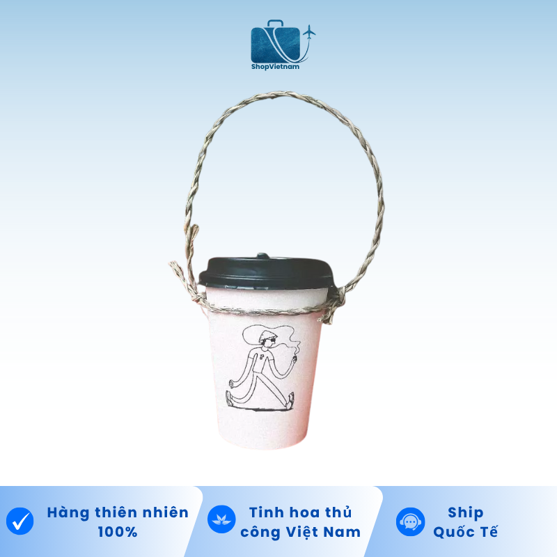 Quai Xách Ly Cói 100% Tự Nhiên - 200 Quai - Green Craft