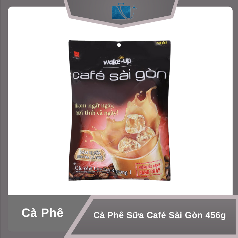 Cà Phê Sữa Wake Up Café Sài Gòn 456g – Hương Vị Đậm Đà Tinh Túy Việt