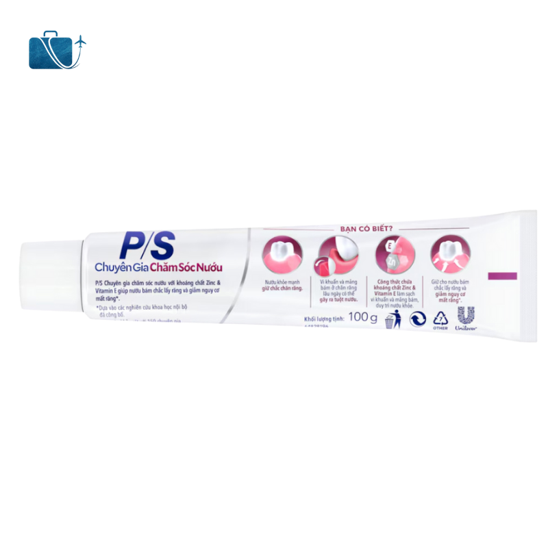 Kem Đánh Răng P/S Gumexpert Chăm Sóc Nướu Thơm Mát 100g 2