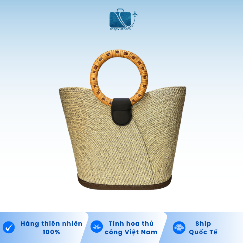 Túi Cói 11 Không Có Lót - Green Craft