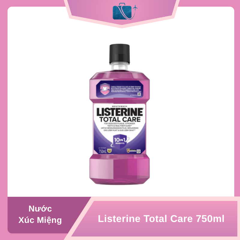 Nước Súc Miệng Listerine Total Care 750ml
