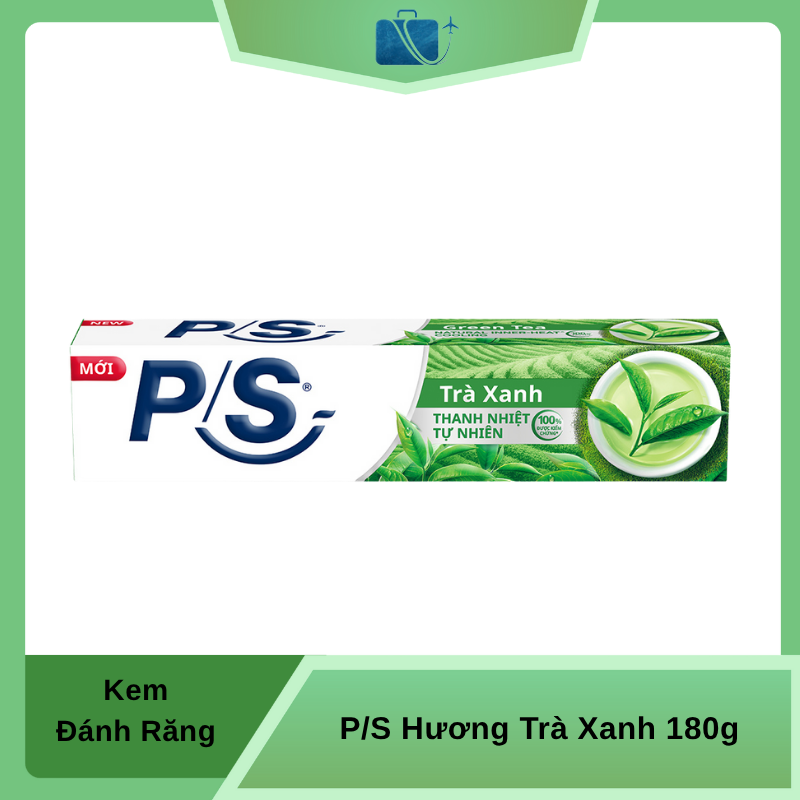 Kem Đánh Răng P/S Hương Trà Xanh Thanh Nhiệt Tự Nhiên 180g
