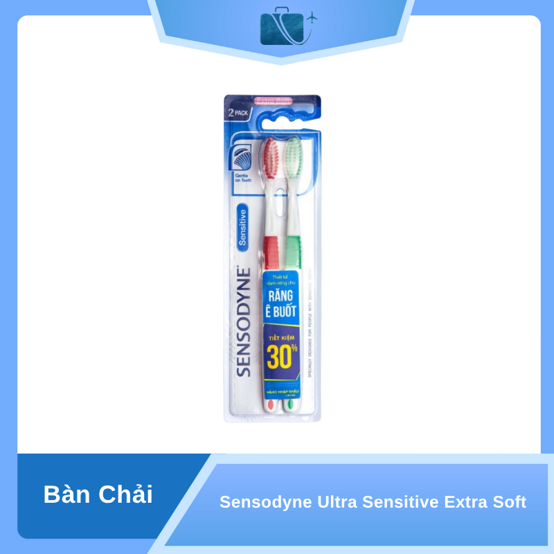 Bộ 2 Bàn Chải Đánh Răng Sensodyne Ultra Sensitive Extra Soft