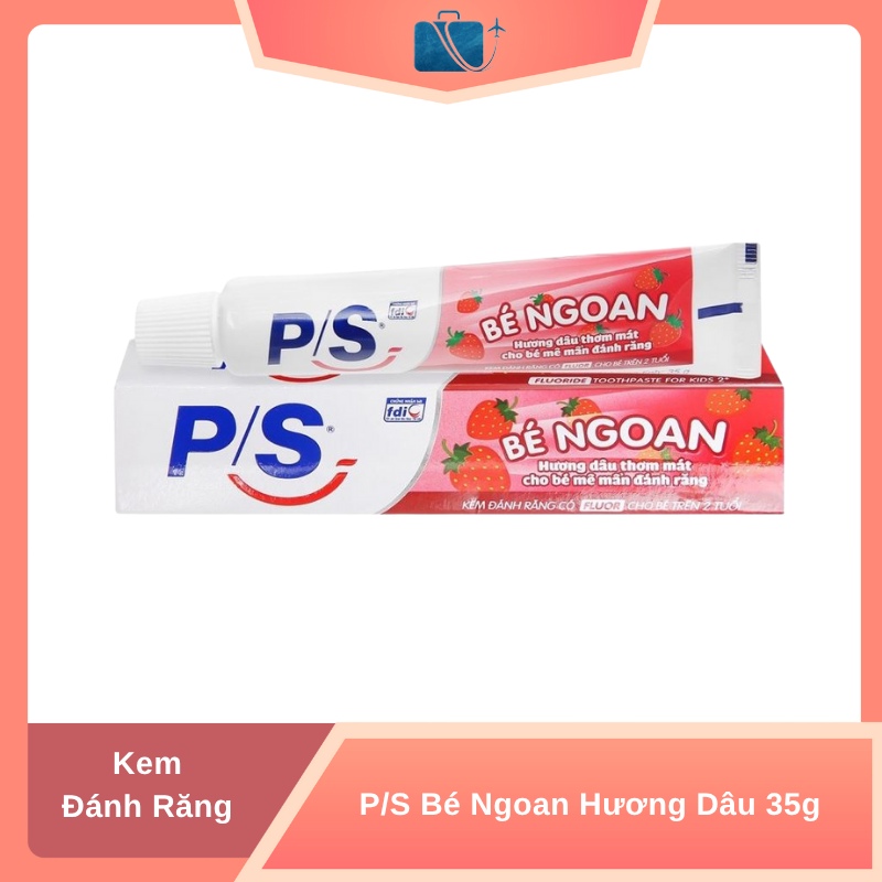 Kem Đánh Răng P/S Hương Dâu 35g (Dành Cho Bé)