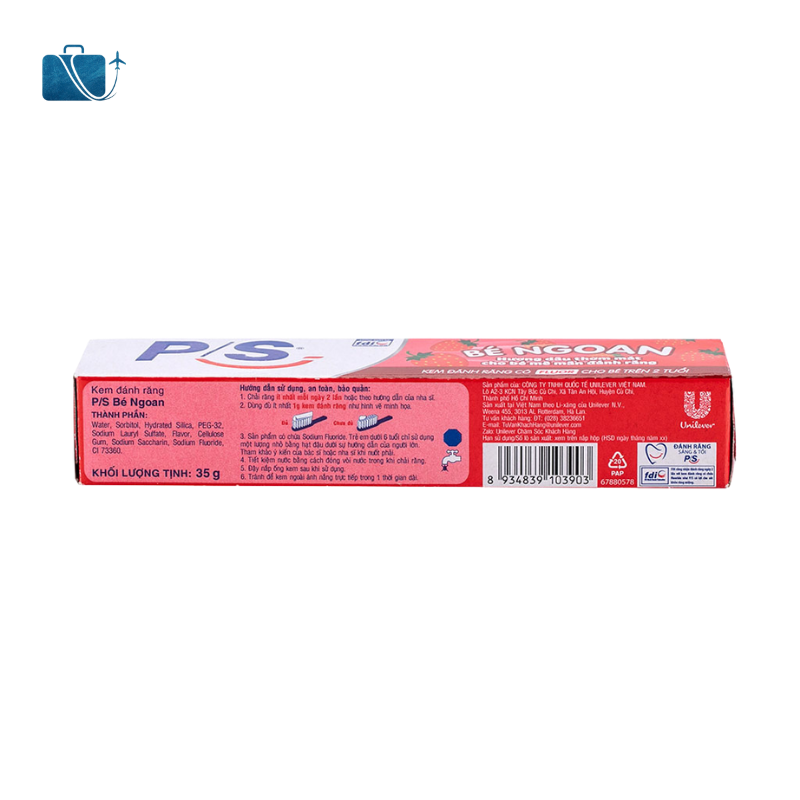 Kem Đánh Răng P/S Hương Dâu 35g (Dành Cho Bé) 2