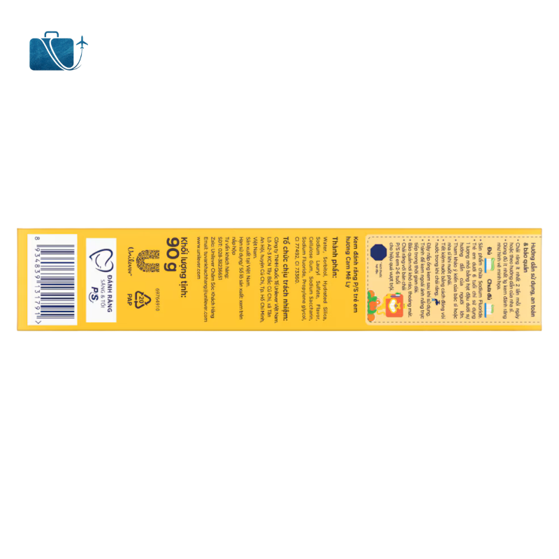 Kem Đánh Răng P/S Hương Cam 45g (Dành Cho Bé) 3