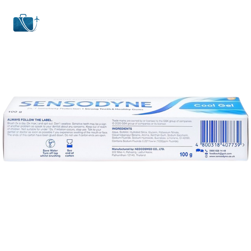 Kem Đánh Răng Sensodyne Cool Gel 100g 2