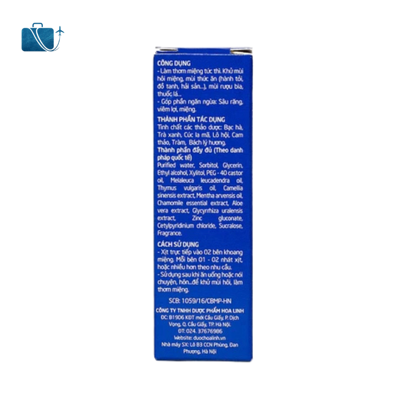 Xịt Thơm Miệng Thảo Dược GreeLux Extra Cool 12ml 2