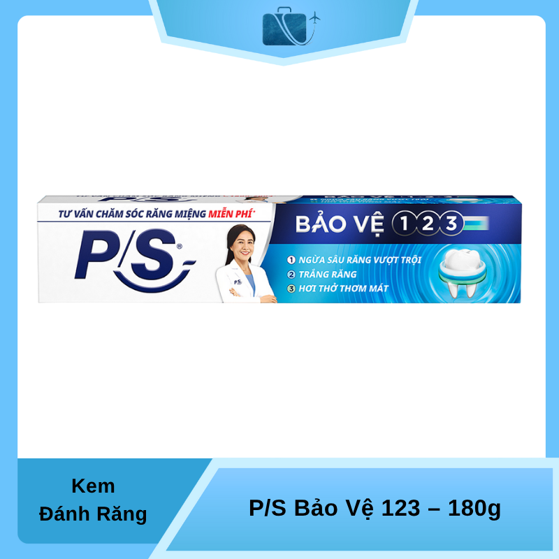 Kem Đánh Răng P/S Bảo Vệ 123 – Chăm Sóc Toàn Diện Cho Răng Miệng 180g