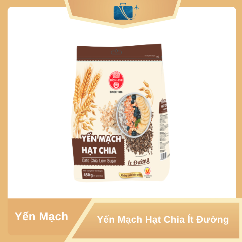 Yến Mạch Hạt Chia Ít Đường Bích Chi – Bữa Sáng Healthy Cho Lối Sống Lành Mạnh