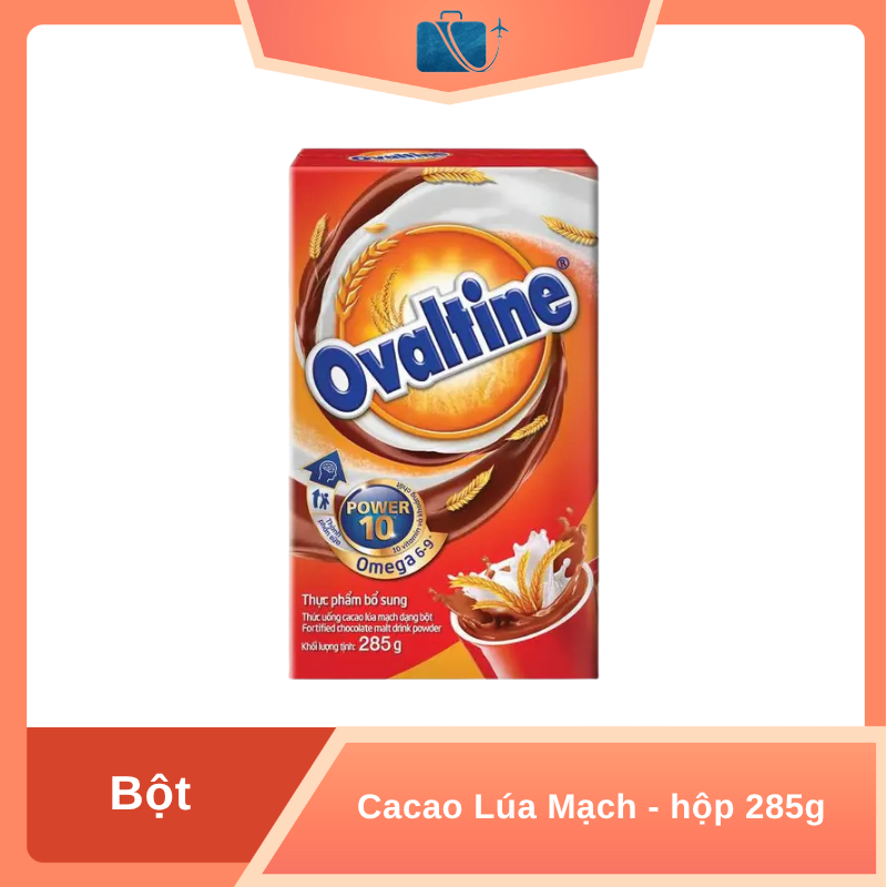 Bột Cacao Lúa Mạch Ovaltine - hộp 285g