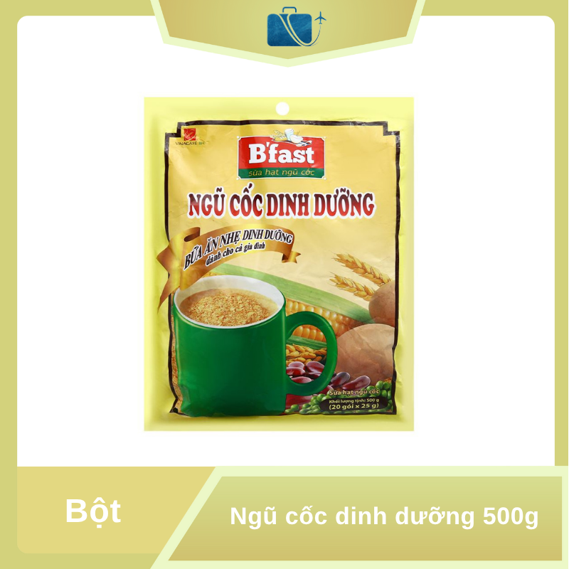 Ngũ cốc dinh dưỡng VinaCafé B'fast bịch 500g