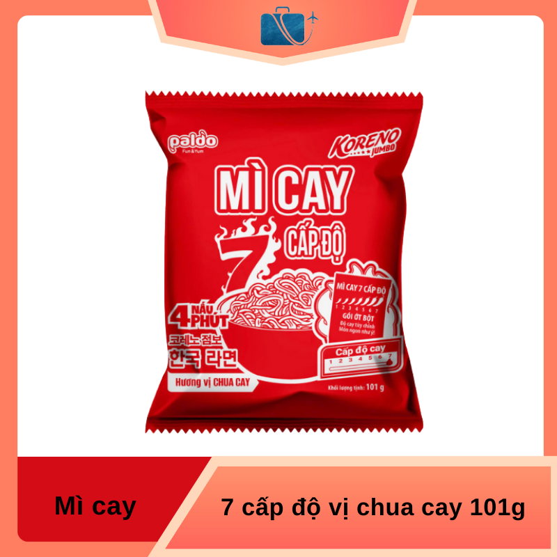 Gói Mì Koreno Jumbo 7 Cấp Độ Vị Chua Cay 101g