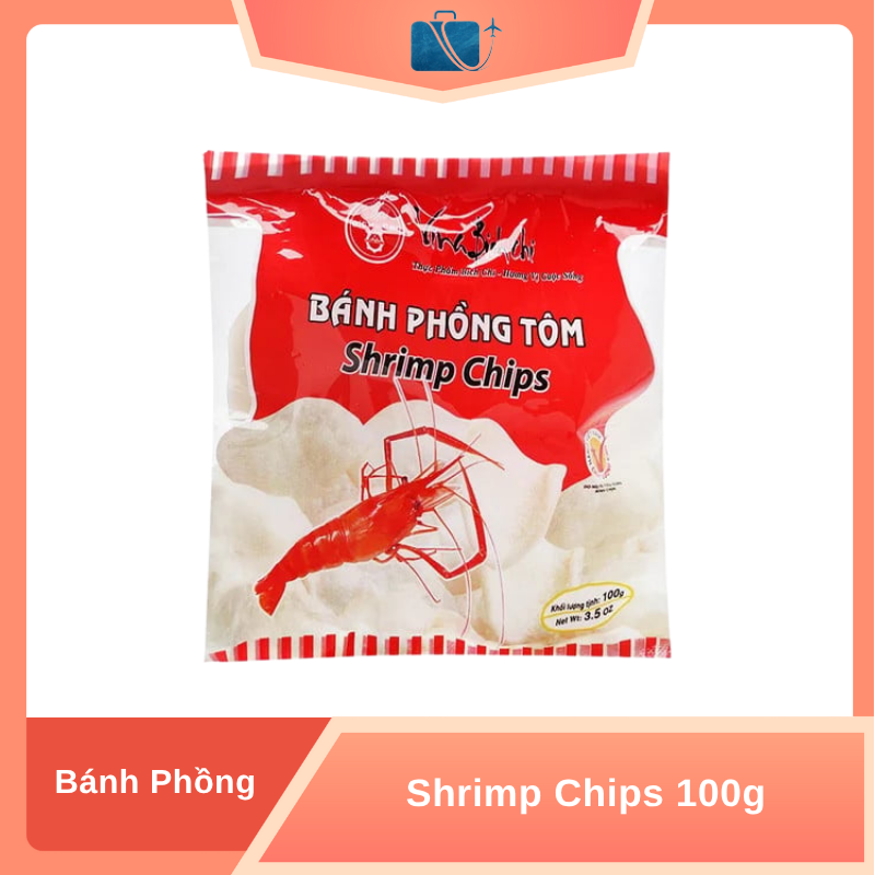 Bánh phồng tôm Shrimp Chips Bích Chi 100g