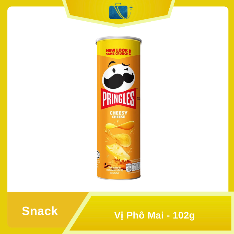 Snack Khoai Tây Pringles Cheesy Cheer 102g