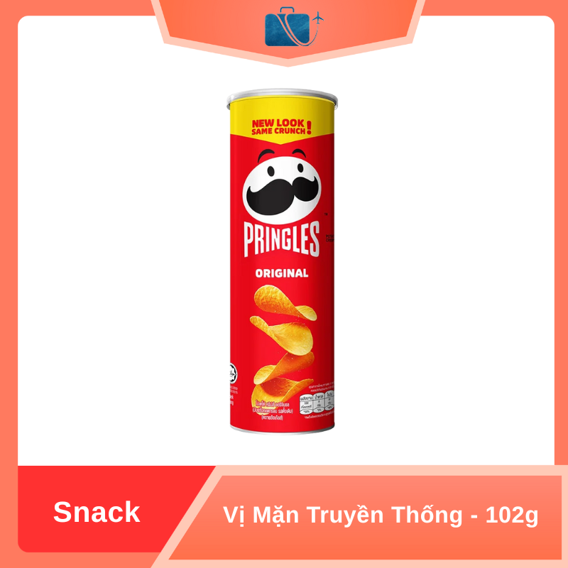 Snack Khoai Tây Đỏ Pringles Cheesy Cheer 102g
