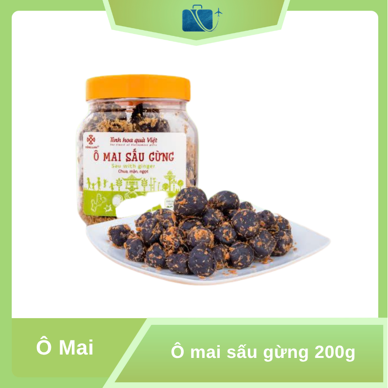 Ô Mai Sấu Gừng 200g